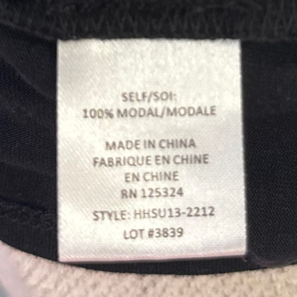 Haute Hippie Black Modal Tank / Camisole - Size M - Picture 9 of 10